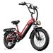Cleytro XC20 20" Electric Bike, 48V 15.6Ah Battery, Front And Rear Suspension_desvips.com