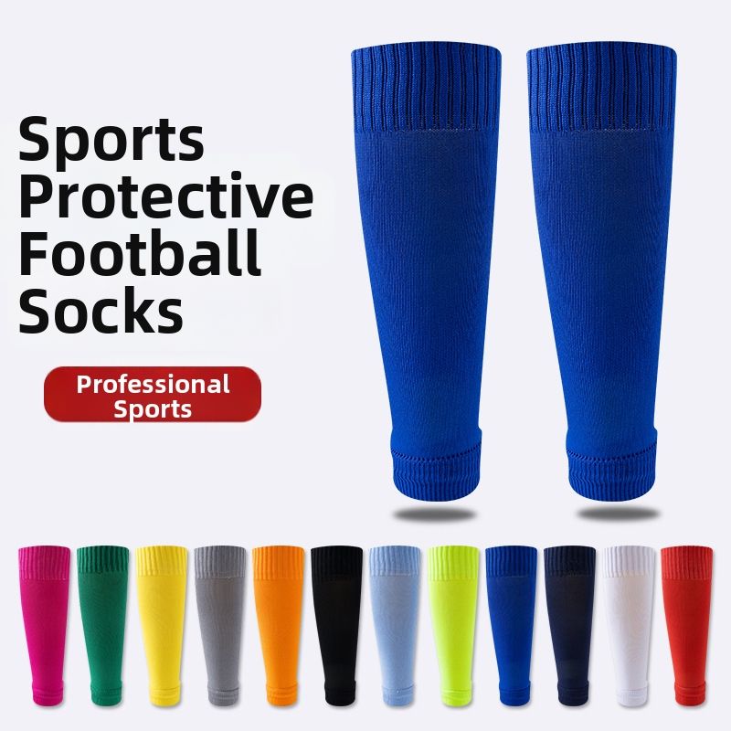 Adult Professional Football Socks with Knee Pads Pressure Calf Protectors Leg Warmers Cross Border Foreign Trade Sports Socks_desvips.com
