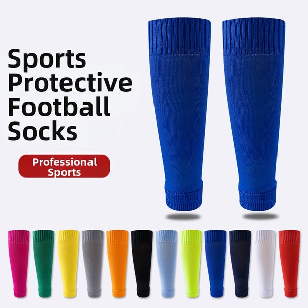Adult Professional Football Socks with Knee Pads Pressure Calf Protectors Leg Warmers Cross Border Foreign Trade Sports Socks_desvips.com