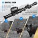 1080P 5x Magnifying Telescope, Crosshair Night Vision Sight, COMS Imaging 850nm IR 3-level All Black Visible 400m_desvips.com