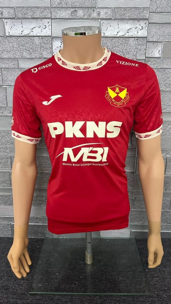 Kit Player Issue|| Slim Fit|| Customize Nameset|| Premium Quality|| Home 2023|| Latest Selangor FC Jersey_desvips.com