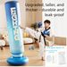 Cyan PVC Inflatable Boxing Column - Freestanding Punching Bag For Kids, Home Kickboxing Stress Relief, Explosion-Proof_desvips.com