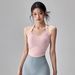 All-in-One Sports Shockproof Gathered Outer Breathable Running Bra Beautiful Back Halter Yoga Vest For Women_desvips.com