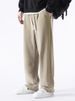 Winter Men's Sweatpants Korean Fashion Thick Warm Fleece Wide Leg Straight Loose Track Pants Male Casual Thermal Velvet_desvips.com