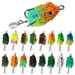 Fishing Lures 2.5cm/3g Mini Thunder Frog Black Frog_desvips.com