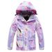 Koosspeak New Children's Ski Suits For Girls, Winter Outdoor Windproof, Water-repellent, Warm, Thickened Snowboard And Ski Jackets._desvips.com