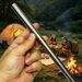 YUOUY 2pcs/4pcs 20cm Portable Stainless Steel Survival Rod, Lightweight Emergency Tool For Outdoor Adventures Camping & Hiking_desvips.com