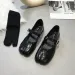 Women One Word Buckle Novelty Split Toe Flat Shoes Woman Mary Janes Japanese Style Trotters Flats Ankle Bele Tabi Ninja_desvips.com