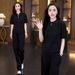 Ice Silk Casual Sportswear For Women, 2025 Summer New Stylish Slimming Short-sleeve Top And Wide-leg Pants Two-piece Set_desvips.com