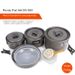 Camping Cookware Set - 5-6 Person Non-Stick Pot & Kettle For Outdoor Picnics & Road Trips (Complete Family Cooking Kit)_desvips.com