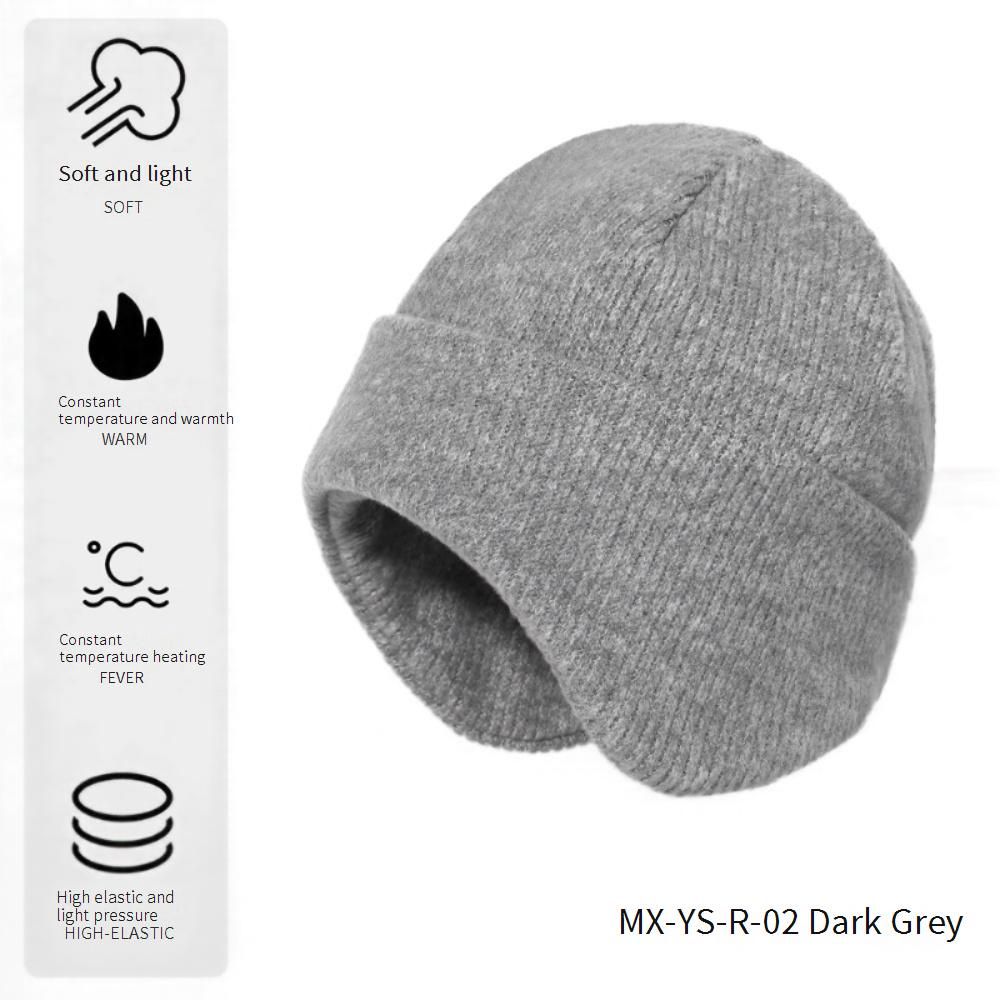 Unisex Thermal Knit Beanie For Cycling Skiing Outdoor Sports - Windproof Fleece Lined Winter Hat With Ear Protection_desvips.com