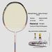 Adult High Power Smash Offensive Badminton Racket Competition Type Amateur Single Racket All Carbon Fiber Professional_desvips.com
