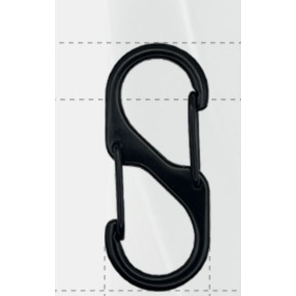 Two-way S-hoo Carabiner, S-clasp, Eychain, Spring Bag Accessory, Figure-eight Bucle, Outdoor Travel Quic-release_desvips.com