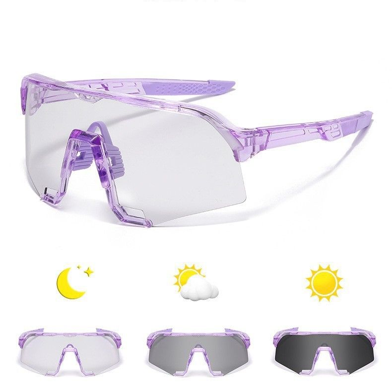 Day And Night Riding Glasses Men And Women Marathon Running Mountain Bike Windproof Goggles Discoloration Sports Sunglasses_desvips.com