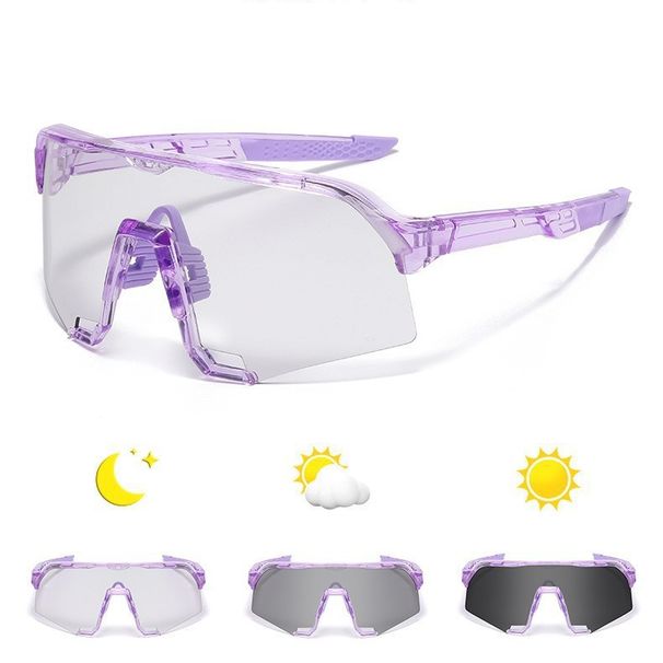 Day And Night Riding Glasses Men And Women Marathon Running Mountain Bike Windproof Goggles Discoloration Sports Sunglasses_desvips.com