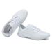 2525 Women Leather Aerobics Training Shoes Lightweight Cheerleading Sneakers For Teen Girls Athletic Footwear Fitness_desvips.com
