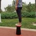 Outdoor Folding Stool Beach Folding Chair Adjustable Telescopic Stool Rainbow Folding Stool Plastic Fishing Net Red Small Stool_desvips.com
