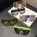 Outdoor Cycling White Mercury Windproof Sunglasses Men, Fashionable Running One-piece Sunglasses, UV Protection For_desvips.com