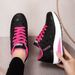 Sneakers Fashion Vulcanized High Quality Flats Shoes For Women Walking Platform Plus Size Zapatillas Mujer_desvips.com