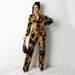 Women's Clothing Fashion Sports And Leisure Milk Silk Printed Two-piece Suit_desvips.com