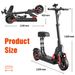 BOGIST C1 Pro 10" Folding Electric Scooter 500W Motor 48V 13Ah Battery_desvips.com