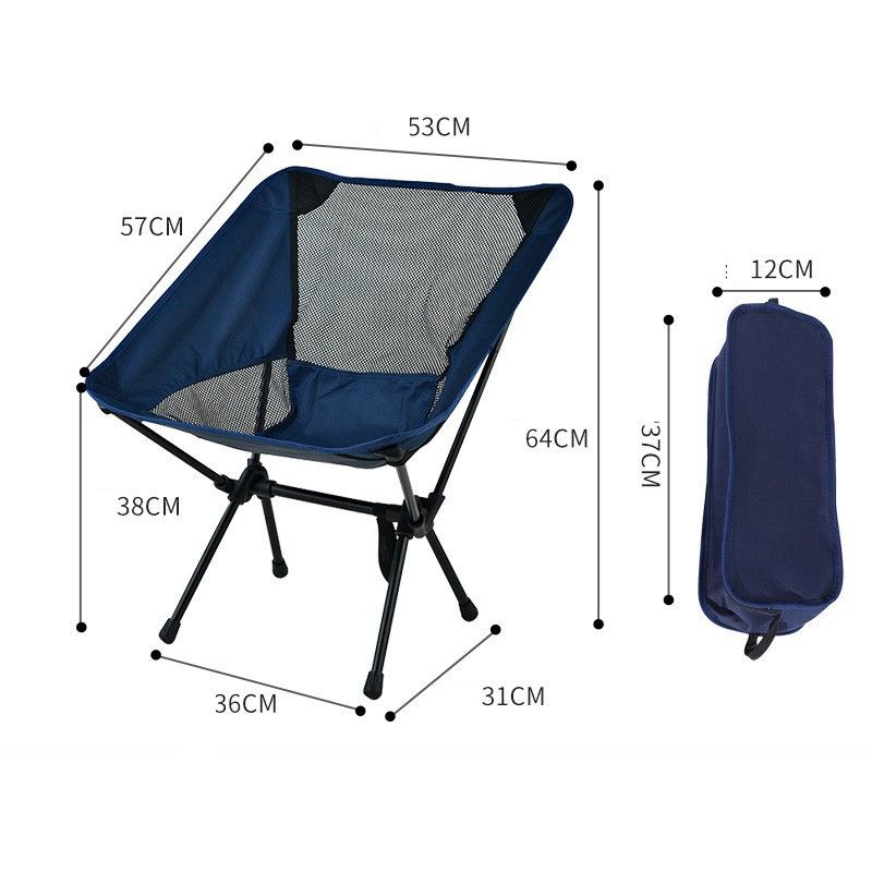 Outdoor Folding Moon Chair Portable Space Chair Camping Picnic Folding Chair Fishing Beach Chair_desvips.com