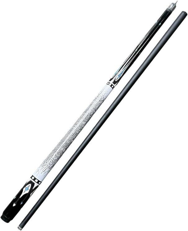 Carbon Fiber Pool Cue Set For Home And Bar, 12.5mm Tip Billiard Carbon Fiber Cue, 57.68 Inch 1/2 Split Type Professional Carbon Fiber Pool Cue_desvips.com