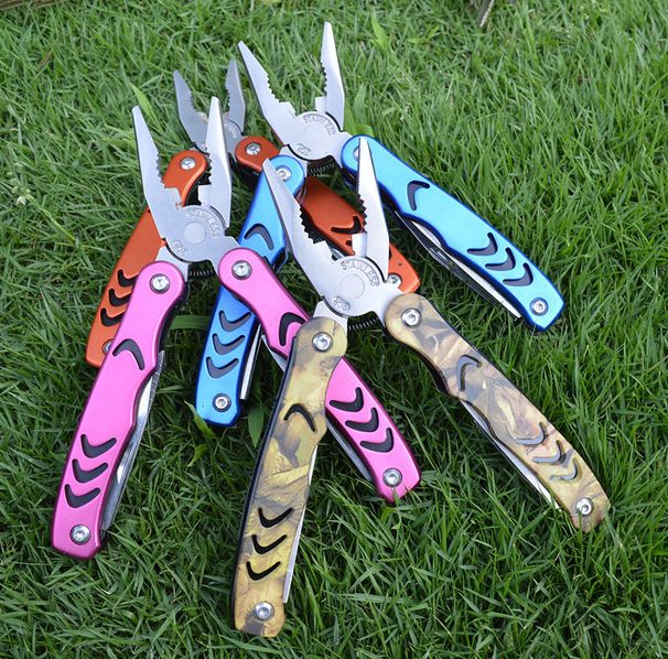 15-Function Survival Multi-Functional Camping Outdoor Tool Folding Pliers Portable Vise_desvips.com