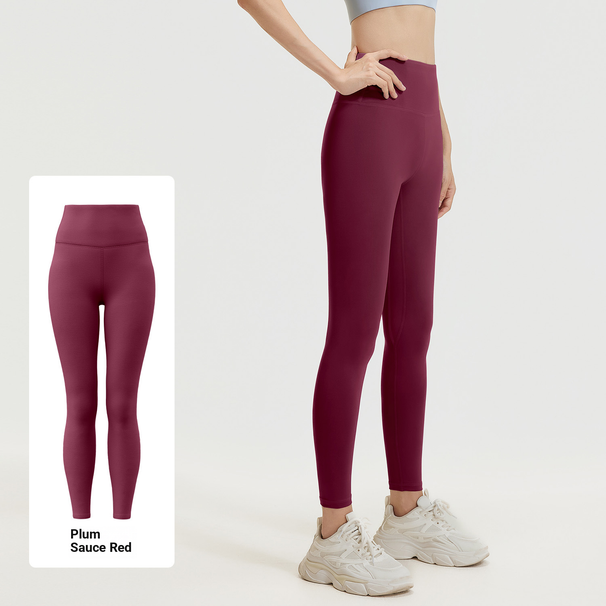 European And American Long Traceless Female Peach Fitness Sports Running Tight High Waist Hip Lifting Yoga Pants_desvips.com