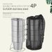 304 Stainless Steel Double-Wall Camping Cup Set - 4/6 Pack, Heat-Insulated & Portable For Coffee, Tea & Outdoor Activities_desvips.com