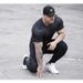 Fitness T-Shirt Summer Base Layer Sweatshirt Sports Training Men's Elastic Quick-Dry Short Sleeve Compression Shirt For_desvips.com