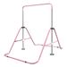 Expandable Gymnastics Bar For Kids - Height Adjustable Junior Training Bar For Home, Folding Gymnastic Horizontal Bars Equipment Pink_desvips.com