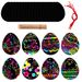 cards For Children, Colorful Eggs, Easter Novelty Bunny Ornaments, Party Scratch Art_desvips.com