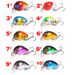 Mini Rock Fat Luya Bait 3cm/1.6g Plastic Artificial Bait Hard Bait_desvips.com