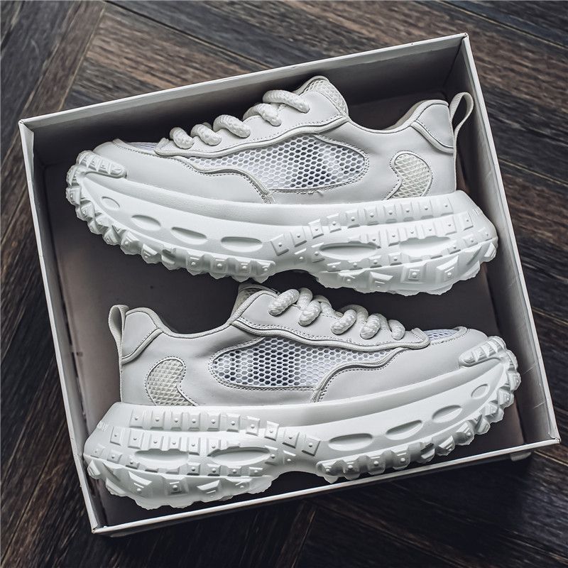 Unbeatable Quality Tire Dad Men's 2024 New Mesh Breathable Color Blocking Versatile Kwai Fashion Casual Shoes_desvips.com
