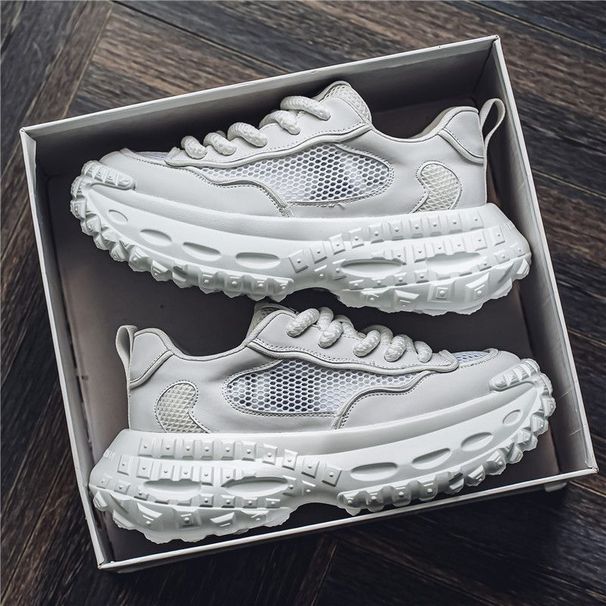Unbeatable Quality Tire Dad Men's 2024 New Mesh Breathable Color Blocking Versatile Kwai Fashion Casual Shoes_desvips.com