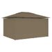 Water-Resistant Garden Gazebo - Stylish Ventilated Roof - Powder-Coated Steel Frame - Closable Curtains - Ideal For Outdoor Events - Easy Assembly_desvips.com