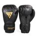 Ceiling Professional Boxing Gloves For Adults & Youth - MMA, Muay Thai, Sparring, Training - PU Leather, Multi-Size (8OZ-16OZ), Black Gold/White/Blue_desvips.com