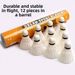Cross-Border Hot Sale Competition 50 Duck Feather Stable Flight Indoor And Outdoor Practice Badminton 12-Pack_desvips.com