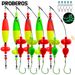 Round Hook Cigar Far Throw Float, Floating Fishing Group Luya European Fishing Group With Spiral Bell Fish Float Set_desvips.com