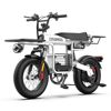 Ebike EU Stock Coswheel T16 Fatbike Electric City Bike Adults 180mm Dual Disc Oil Brakes Full Suspension Power E Bike_desvips.com