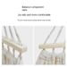 Kay Speed Bent Pole Thickened Canvas Hammock HH25m White_desvips.com