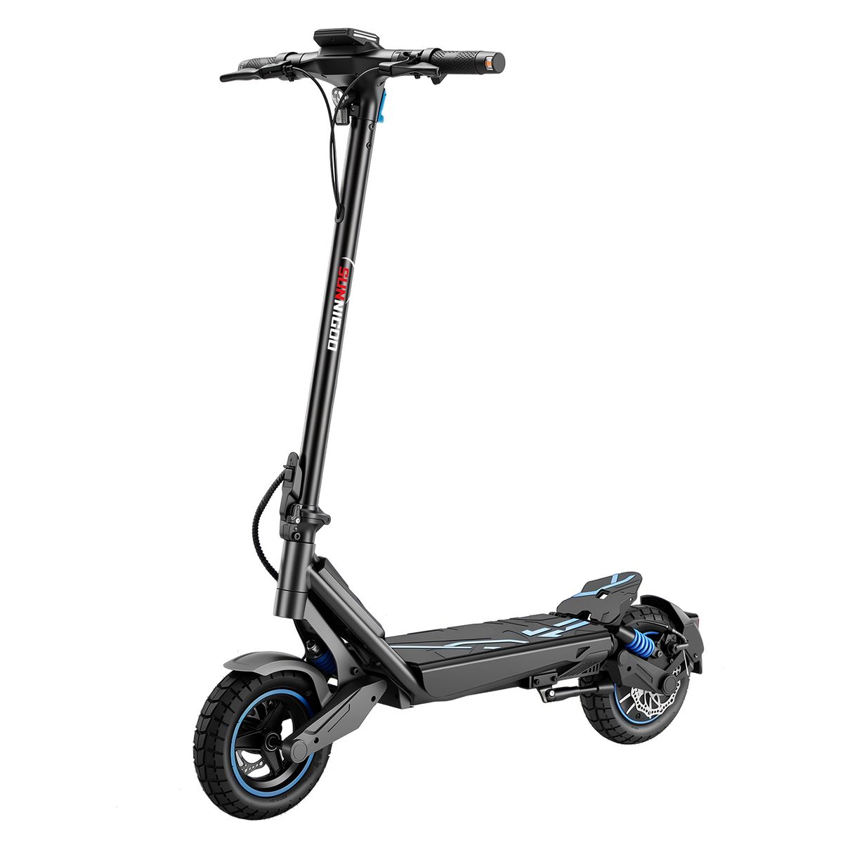 SUNNIGOO GT N07 ABE Electric Scooter 500W Motor 48V 15AH 22KM/H 60KM Long Range 10" Tubeless Tire Dual Suspension Street-Legal E-Scooter_desvips.com