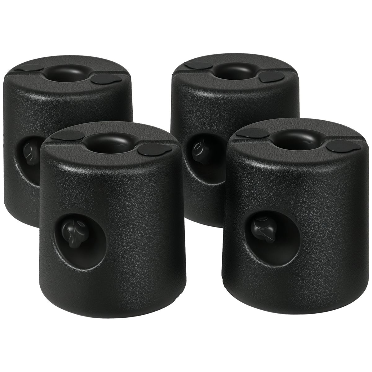 Pack De 4 Pesos Para Carpas Plegables Soportes Rellenables Con 8,7 Kg De Agua O 12 Kg De Arena Ø21,5/24x25,5 Cm_desvips.com