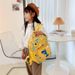 Andralyn New Children's Bag Cartoon Print Children's Backpack Trendy and Cute Dinosaur Kindergarten Backpack_desvips.com