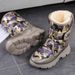 Ski Boots Distribute Men's Snow Boots Camouflage Large Size Thick Sole Thick Fur Lining Snow Boots Men's Plus Velvet Thick Snow Boots_desvips.com