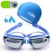 Swimming Goggles Swimming Goggles HD Waterproof And Anti Fog Large Frame Male And Female Swimming Equipment With Earplugs_desvips.com