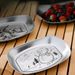 Outdoor Fruit European Style Tinplate Tableware Portable Camping BBQ Plate For Road Trips_desvips.com