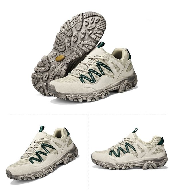 Work Boots, Anti-slip Hiking Shoes, Trekking Boots, Comfortable And Soft, Breathable, For Outdoor Hiking, All Terrain_desvips.com