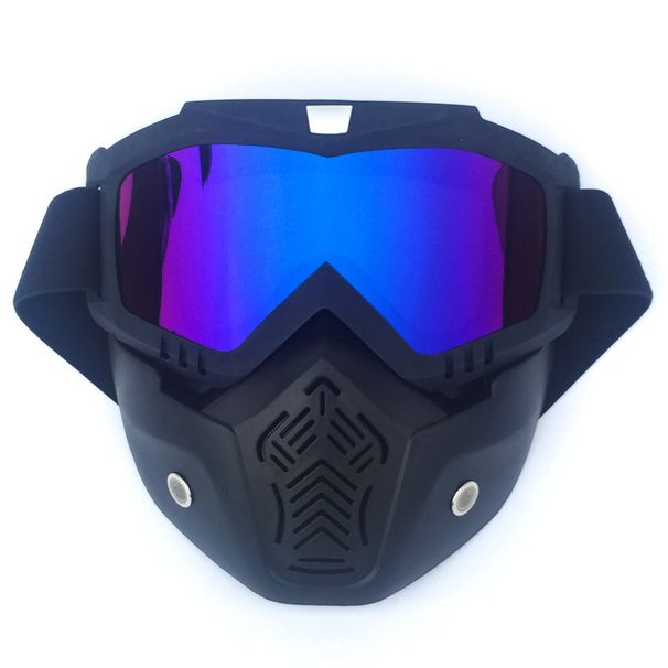 NOKO-Vintage Face Mask Goggles, Motorcycle Goggles, Off-road Goggles, Ski Goggles, Outdoor Wind And Sand Protection_desvips.com